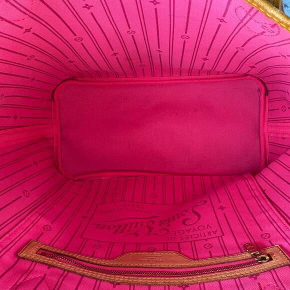 Louis Vuitton Roses Neverfull Bag Stephen Sprouse Monogram Vintage Shoulder Tote - Picture 3 of 15